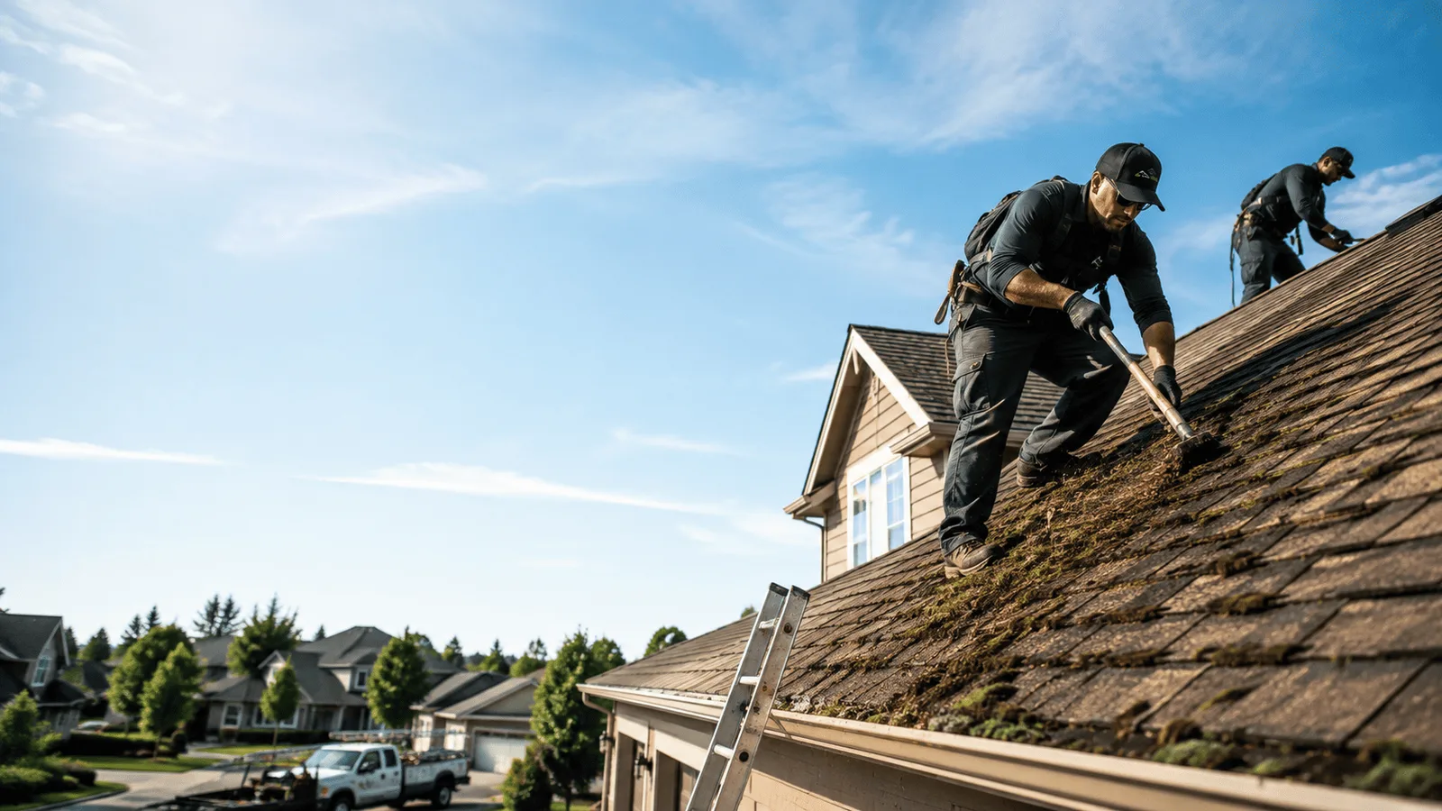 Roof Moss Removal in Galena Park, TX near me